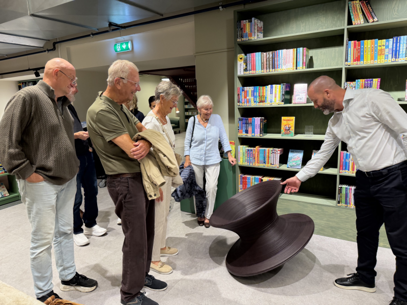 Besøk ved Moss Bibliotek